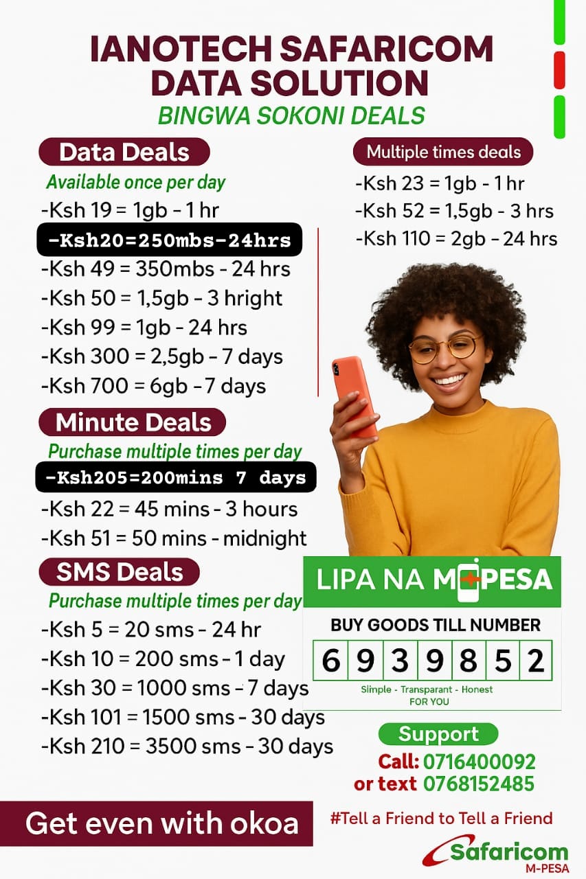 Safaricom BINGWA SOMONI