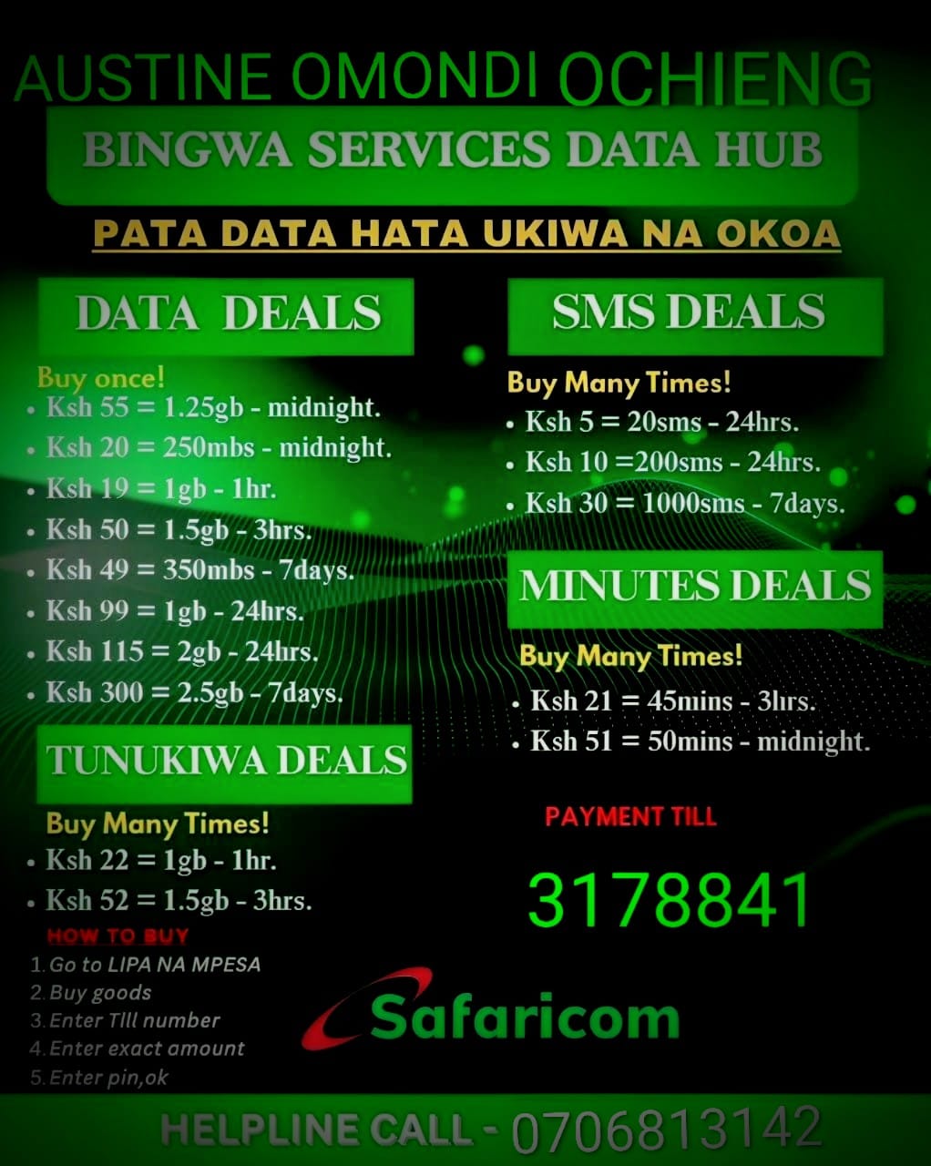250 mbs for 24 hours @20 nob